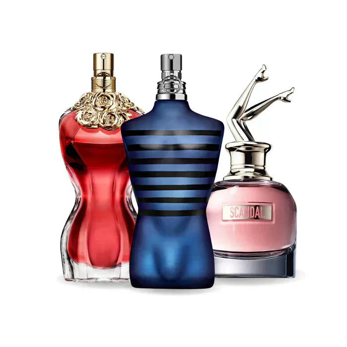 Pack de 3 parfums : LA BELLE, ULTRA MALE &amp; SCANDAL – 100 ml