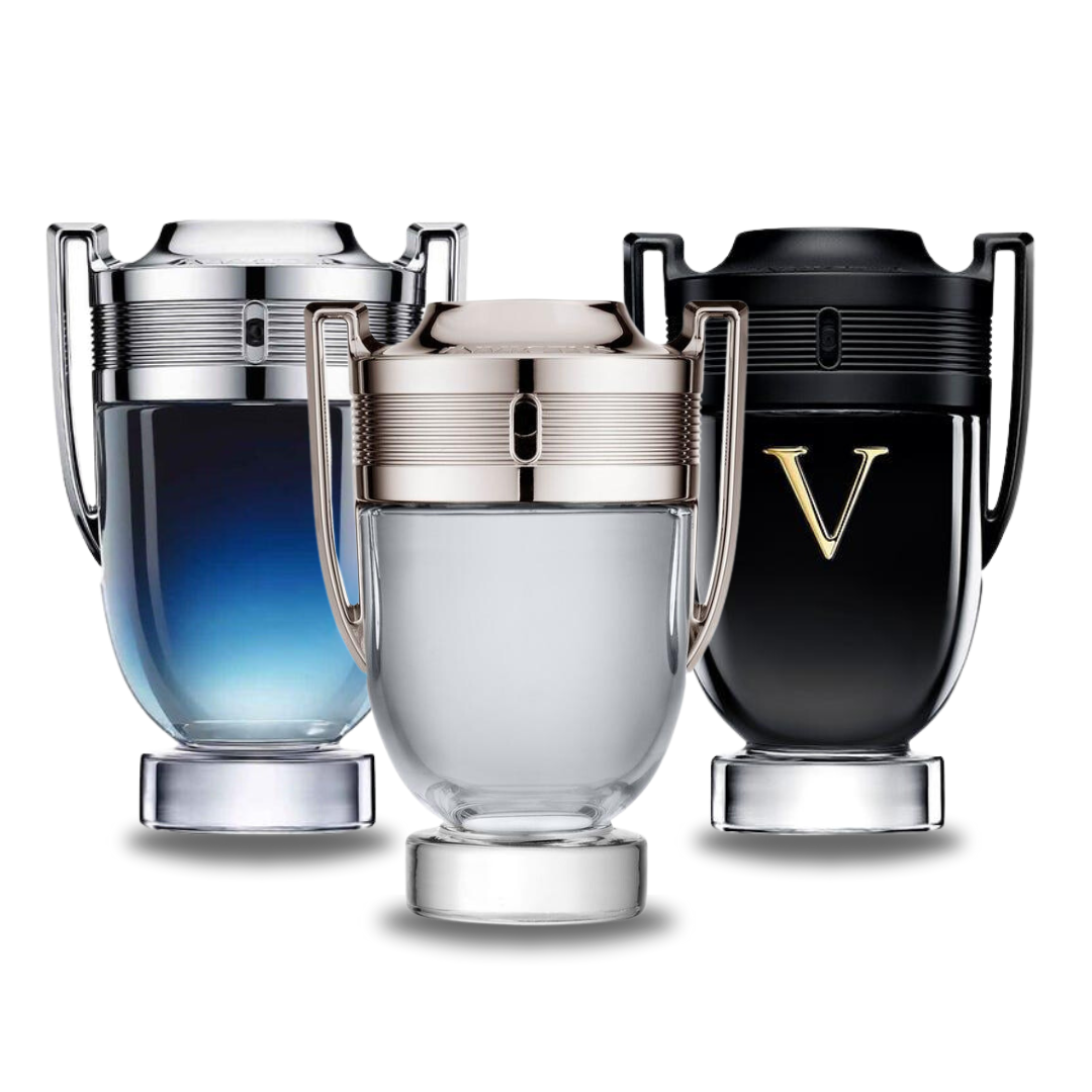 Pack de 3 parfums : INVICTUS LEGEND, INVICTUS &amp; INVICTUS VICTORY – 100 ml